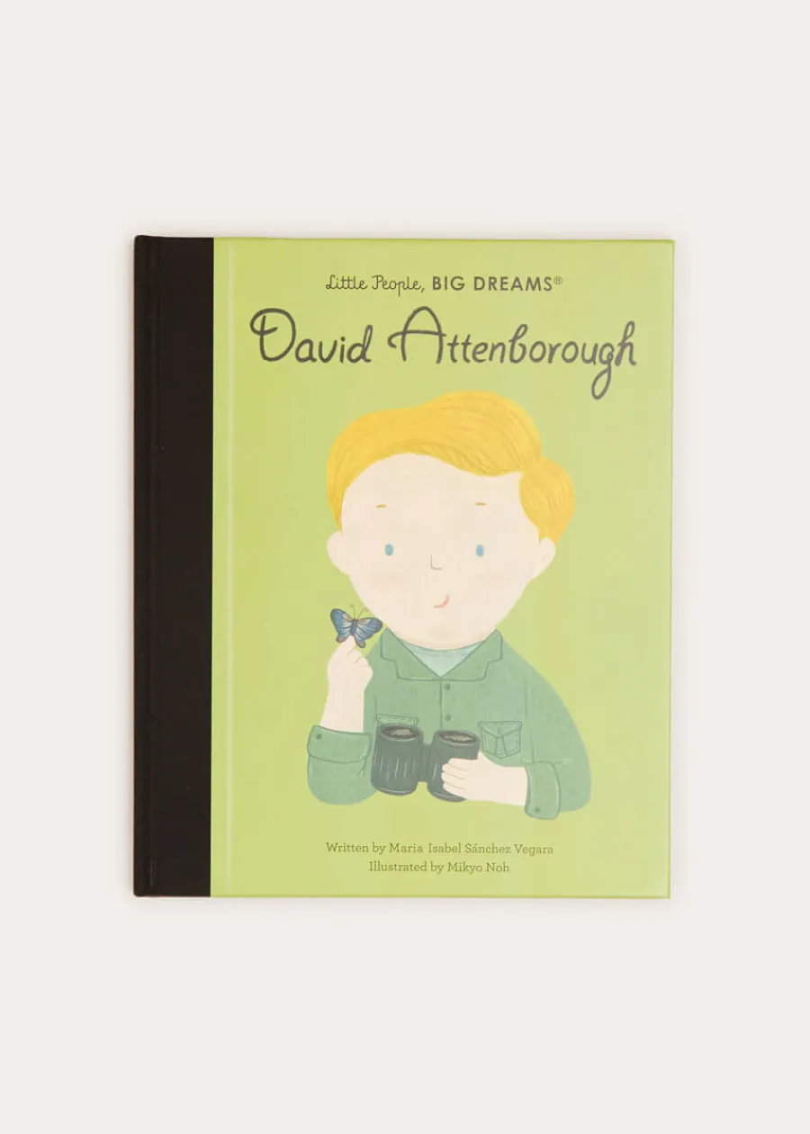 BOY Pepa London Little People, Big Dreams - David Attenborough Book in Green
