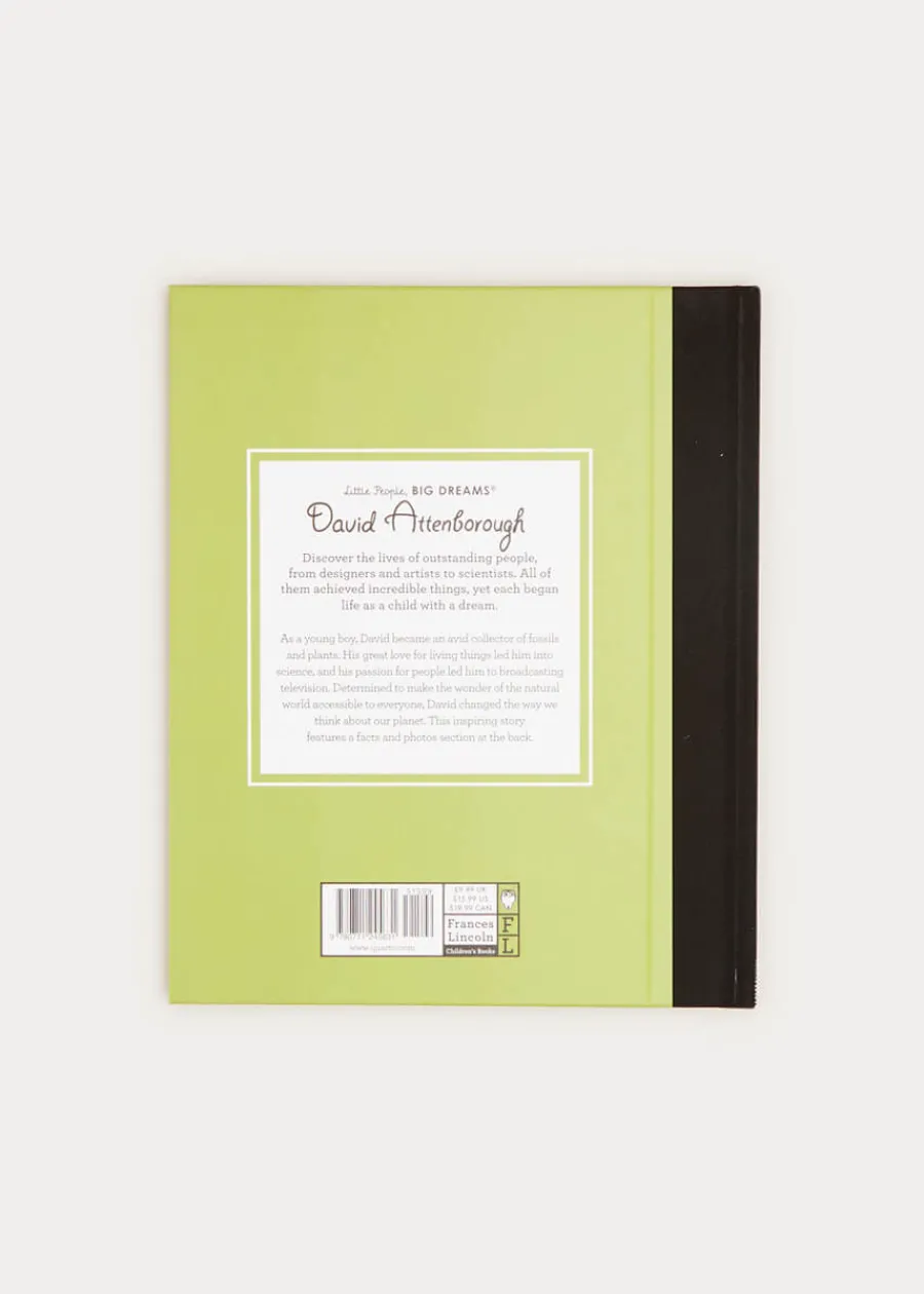 BOY Pepa London Little People, Big Dreams - David Attenborough Book in Green