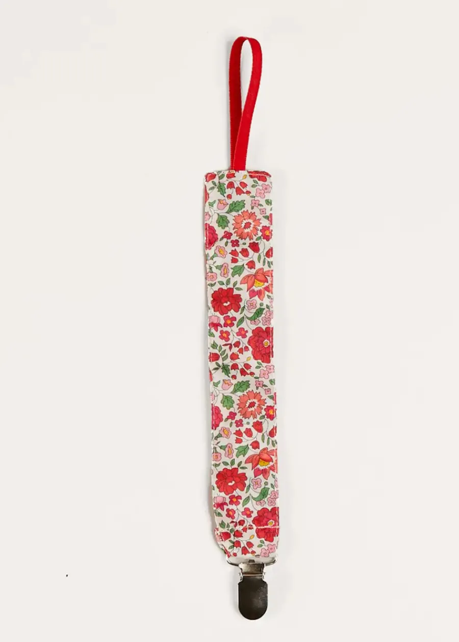 BOY Pepa London Margot Dummy Clip in Red Made with Liberty Fabric
