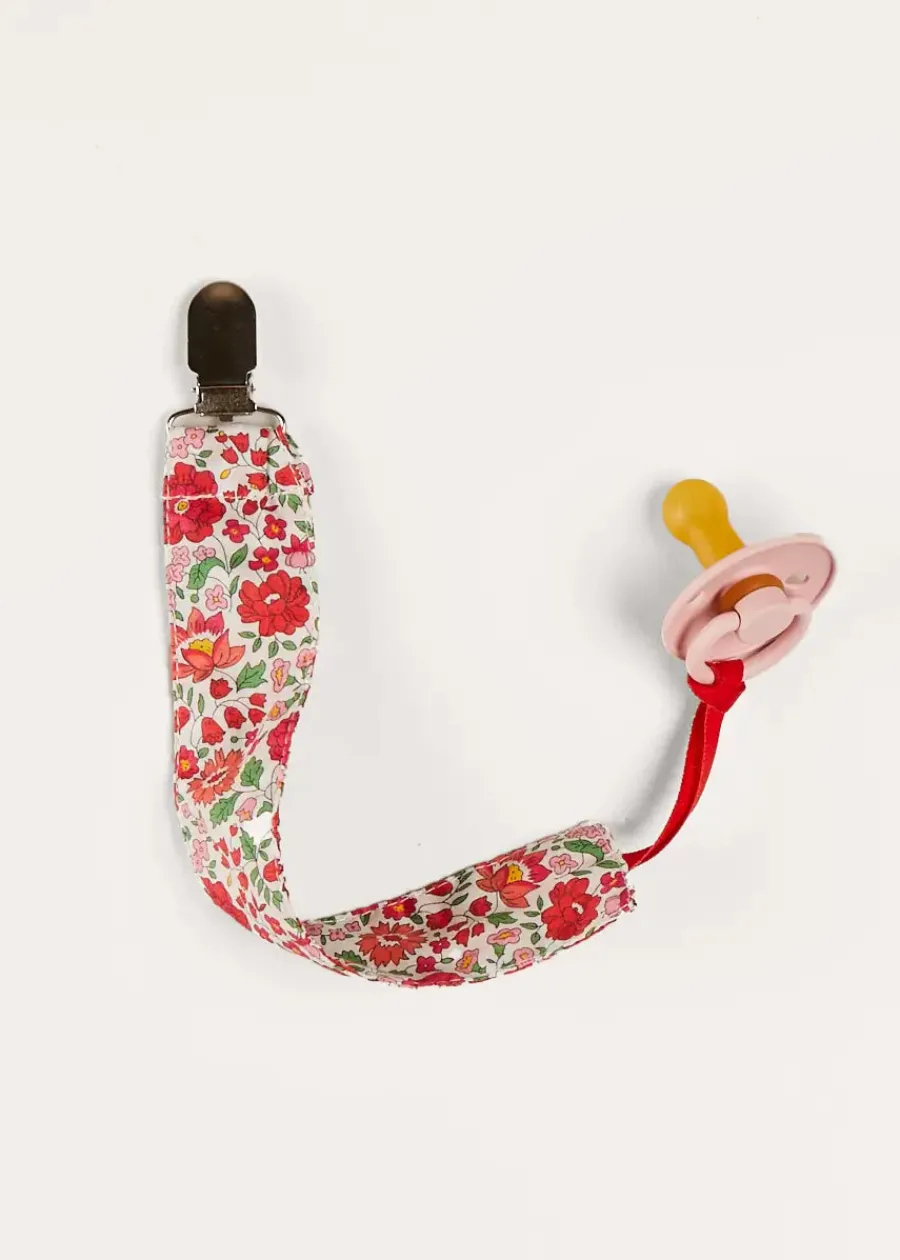 BOY Pepa London Margot Dummy Clip in Red Made with Liberty Fabric