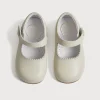 Pepa London Mary Jane Leather Baby Shoes in Ivory (20-24EU)