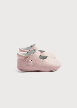 BOY Pepa London Mary Jane Pram Shoes in Pink (17-20EU)