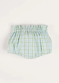 BOY Pepa London Maxwell Gingham Button Detail Bloomers in Green (1-18mths)
