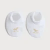 BOY Pepa London Newborn Booties With Rocking Horse Embroidery Beige (1-3mths)