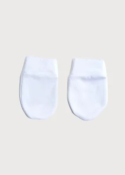 BOY Pepa London Newborn Mittens with Rocking Horse Embroidery Pink (1-3mths)