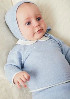 BOY Pepa London Openwork Bonnet In Blue (S-L)