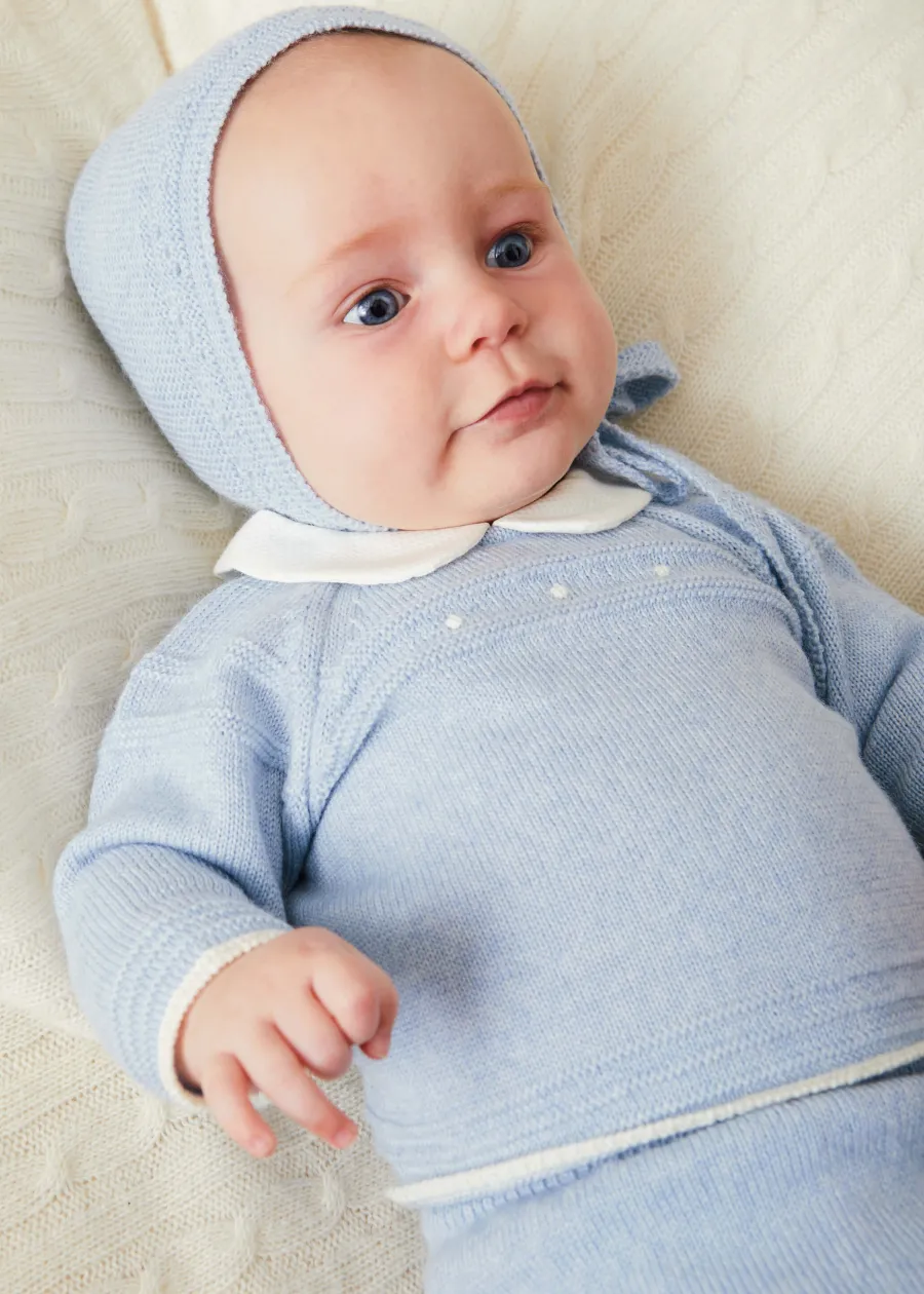 BOY Pepa London Openwork Bonnet In Blue (S-L)