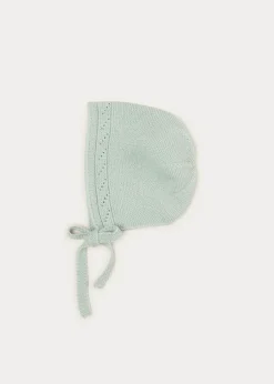 BOY Pepa London Openwork Bonnet In Green (S-L)