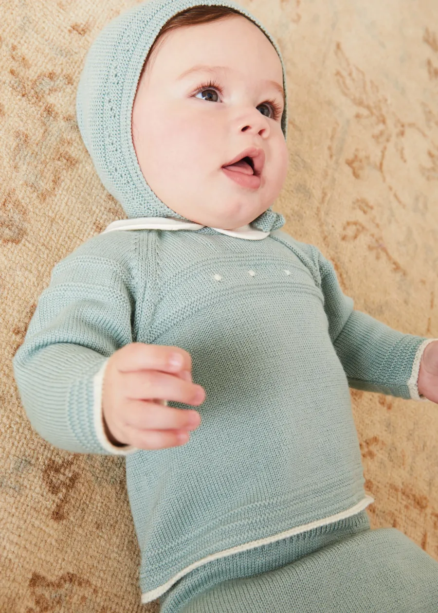 BOY Pepa London Openwork Bonnet In Green (S-L)
