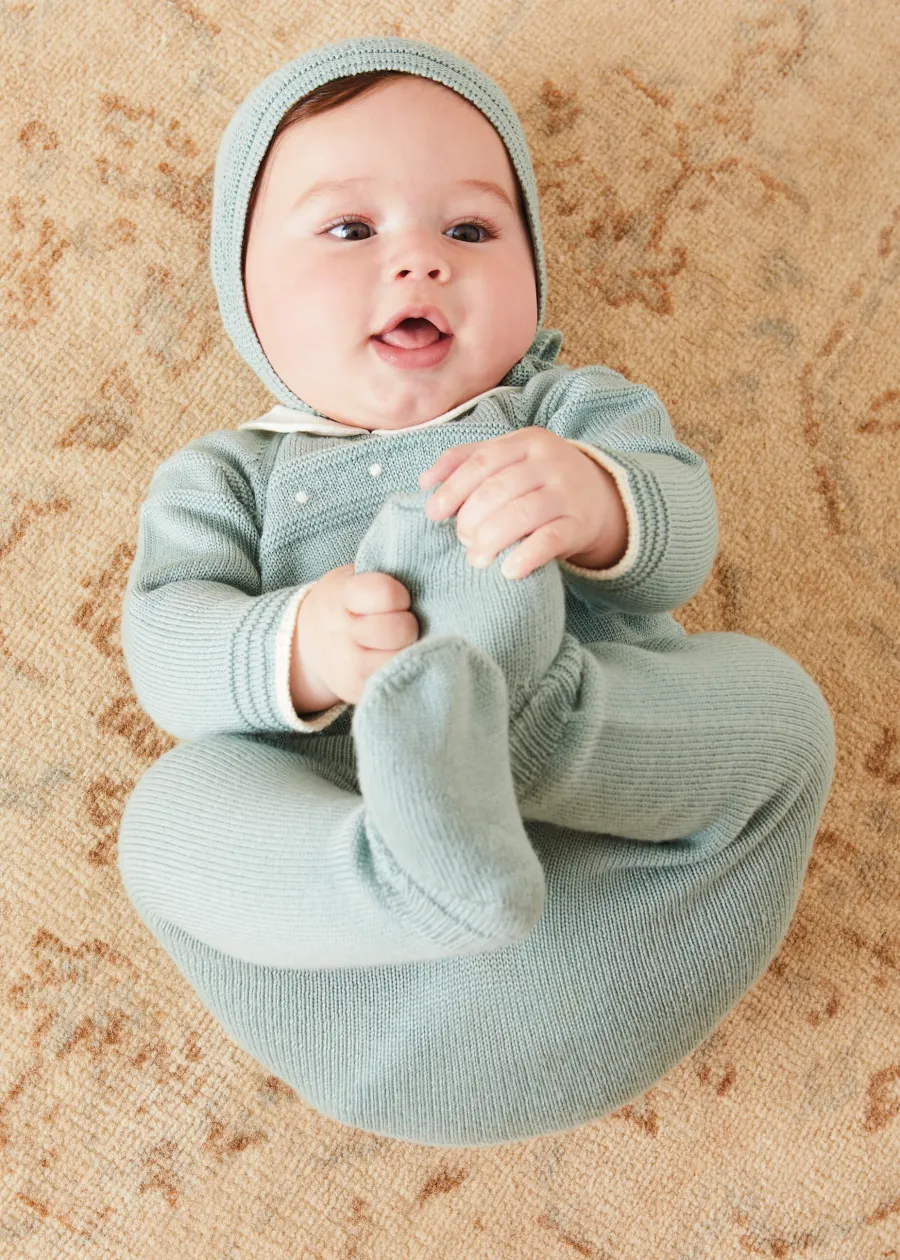 BOY Pepa London Openwork Bonnet In Green (S-L)