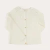 Pepa London Openwork Cotton Cardigan in Cream (6mths-10yrs)