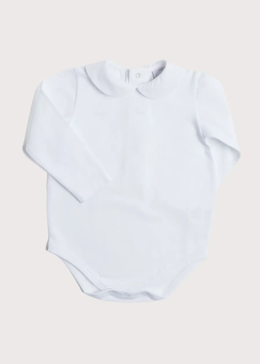 BOY Pepa London Peter Pan Collar Bodysuit in White (0mths-3yrs)