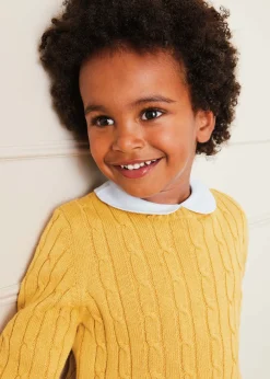 BOY Pepa London Peter Pan Collar Long Sleeve Top in White (2-5yrs)