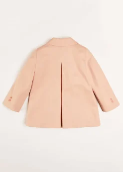 Pepa London Peter Pan Collar Swing Coat in Pink (18mths-10yrs)