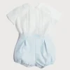 BOY Pepa London Peter Pan Collar Two Piece Set in Pale Blue (3mths-4yrs)