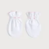 Pepa London Pink Hand Smocked Mittens
