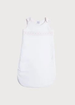 BOY Pepa London Pink Hand Smocked Sleeping Bag (3-18mths)