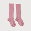 BOY Pepa London Pink Ribbed Knee-High Socks (3mths-10yrs)