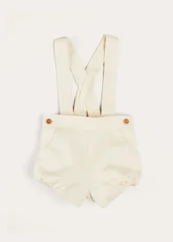 BOY Pepa London Plain Bloomers With Braces in White (6mths-2yrs)
