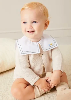 BOY Pepa London Plain Bloomers With Braces in White (6mths-2yrs)