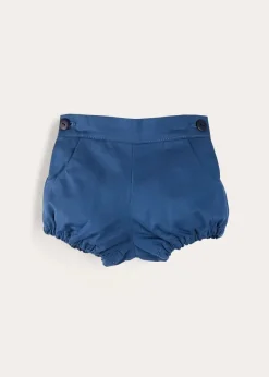 BOY Pepa London Plain Button Detail Bloomers in Blue (3mths-3yrs)