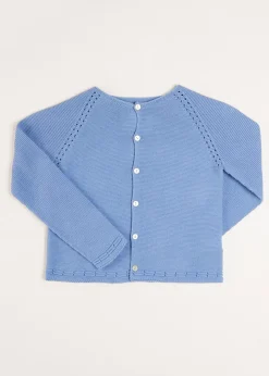 BOY Pepa London Plain Cardigan in Blue (6mths-10yrs)