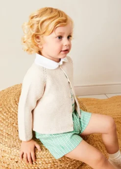BOY Pepa London Plain Cardigan in Cream (6mths-10yrs)