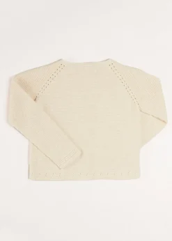 BOY Pepa London Plain Cardigan in Cream (6mths-10yrs)
