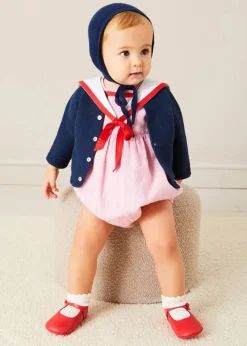 BOY Pepa London Plain Cardigan in Navy (6mths-10yrs)