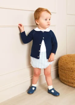 BOY Pepa London Plain Cardigan in Navy (6mths-10yrs)