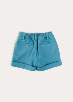 BOY Pepa London Plain Elasticated Shorts in Blue (12mths-4yrs)