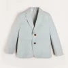 BOY Pepa London Plain Light Linen Blazer in Blue (4-10yrs)