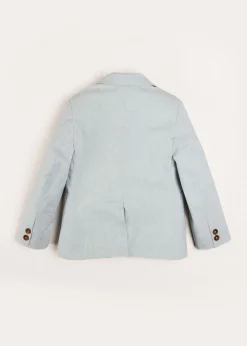 BOY Pepa London Plain Light Linen Blazer in Blue (4-10yrs)