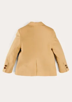 BOY Pepa London Plain Light Linen Blazer in Beige (4-10yrs)