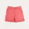 BOY Pepa London Plain Linen Shorts in Red (4-10yrs)