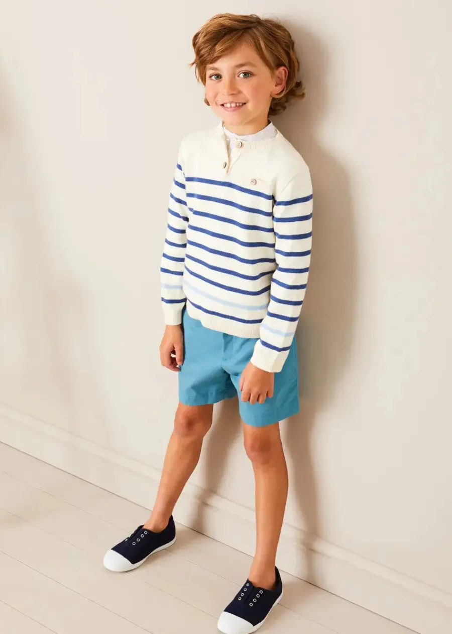 BOY Pepa London Plain Pocket Detail Shorts in Blue (4-10yrs)