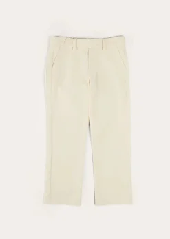 BOY Pepa London Plain Pocket Detail Trousers in White (4-10yrs)