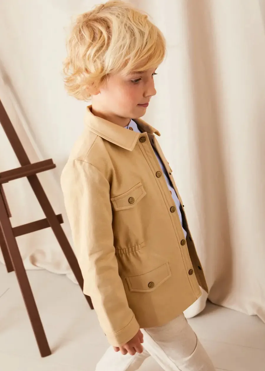 BOY Pepa London Plain Pocket Detail Trousers in White (4-10yrs)