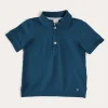 BOY Pepa London Plain Short Sleeve Polo Shirt in Navy (2-10yrs)