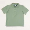 BOY Pepa London Plain Short Sleeve Polo Top in Green (2-10yrs)