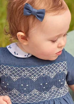 BOY Pepa London Plain Small Bow Clip in Royal Blue