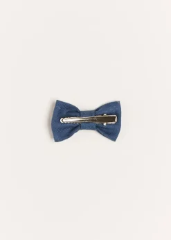 BOY Pepa London Plain Small Bow Clip in Royal Blue