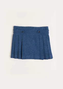 Pepa London Pleated Kilt Skirt in Blue (4-10yrs)