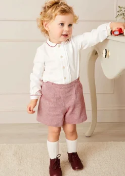 BOY Pepa London Ribbed Knitted Knee Socks in Cream (0mths-10yrs)