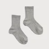 BOY Pepa London Ribbed Shorts Socks - Grey (0mths-8yrs)