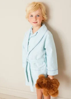 BOY Pepa London Rochester Striped Dressing Gown in Green (18mths-10yrs)