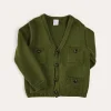 BOY Pepa London Safari Button Detail Cardigan in Green (4-10yrs)