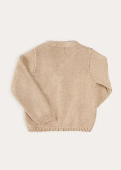 BOY Pepa London Safari Button Detail Cardigan in Camel (4-10yrs)