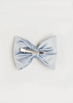 BOY Pepa London Silk Small Bow Clip in Blue