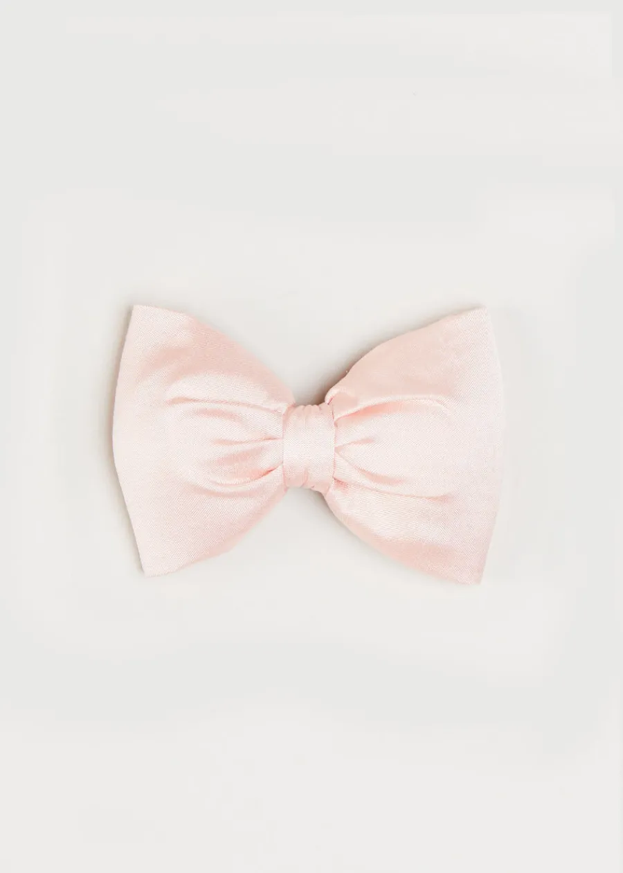 BOY Pepa London Silk Small Bow Clip in Pink